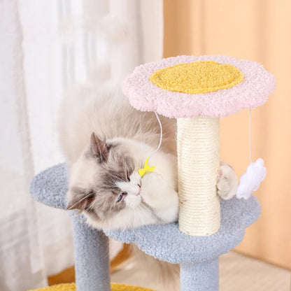 Star & Moon Cat Climbing Tree - Neko Chan