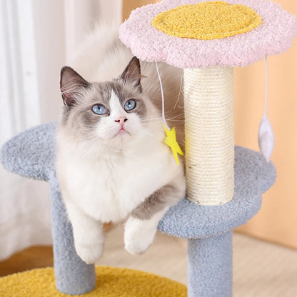 Star & Moon Cat Climbing Tree - Neko Chan